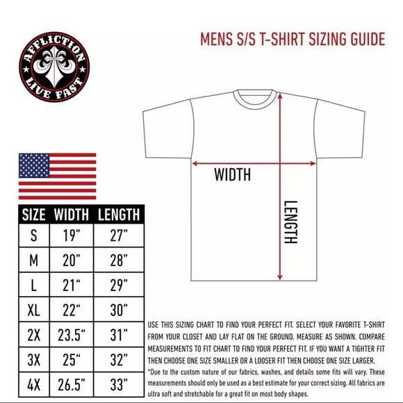 Archaic Affliction Men's T-Shirt RIDE IT Crewneck Biker Tattoo Black - Picture 5 of 5